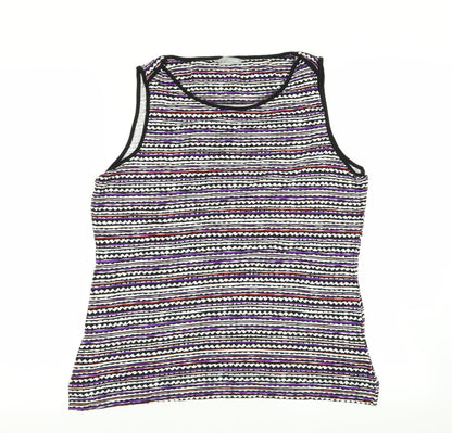 Womens UK Size 16 M&S Multicoloured Basic Tank