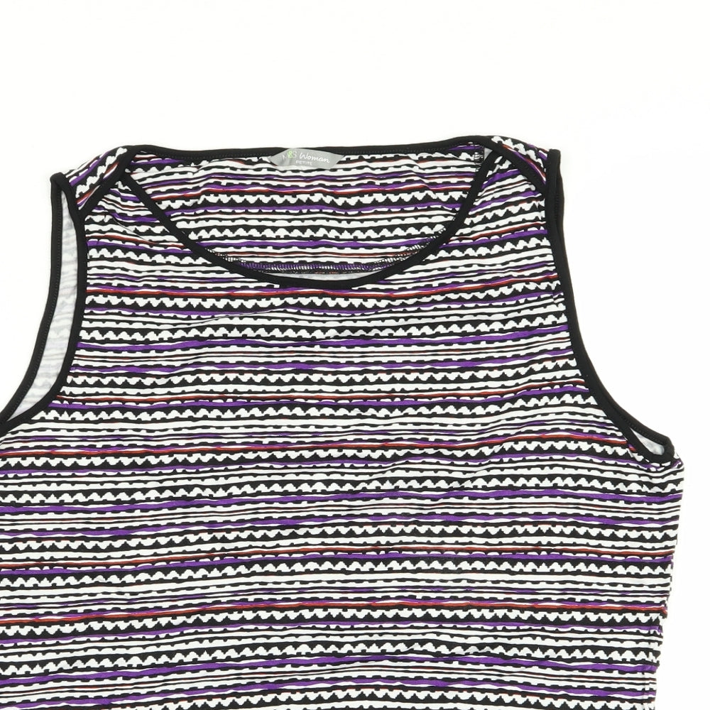 Womens UK Size 16 M&S Multicoloured Basic Tank