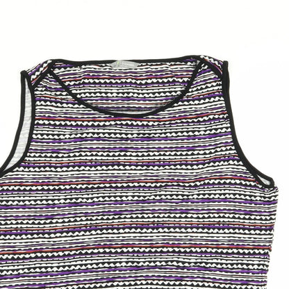 Womens UK Size 16 M&S Multicoloured Basic Tank