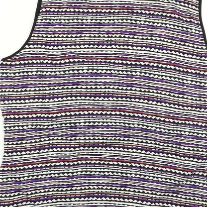 Womens UK Size 16 M&S Multicoloured Basic Tank