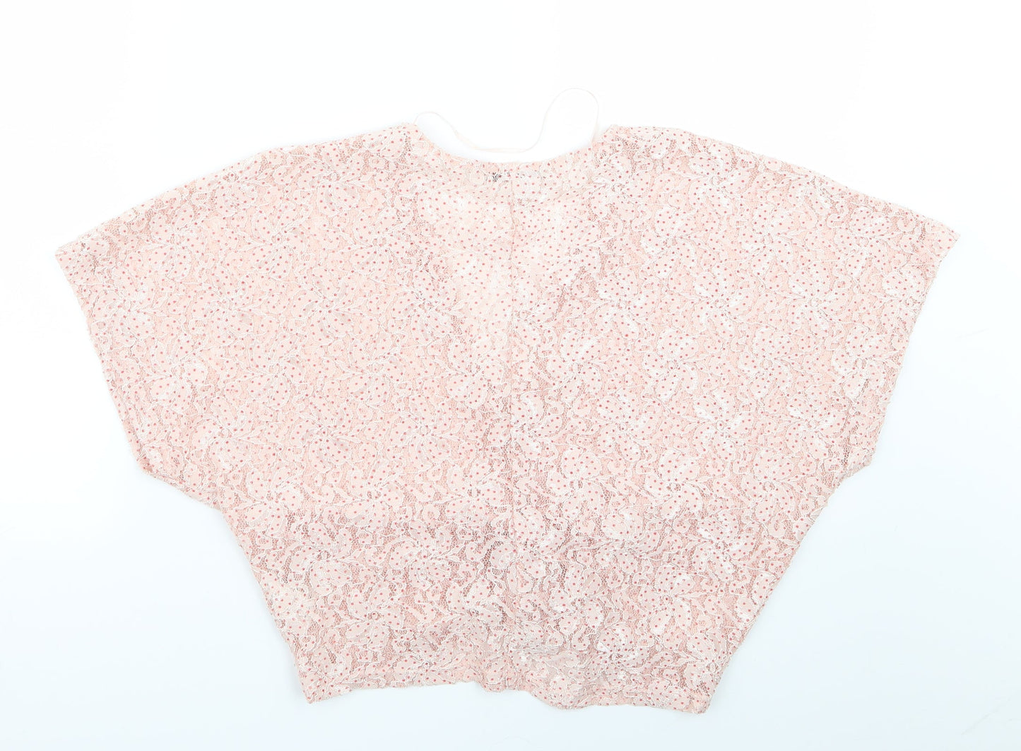 Womens UK Size M Zara Pink Basic Blouse