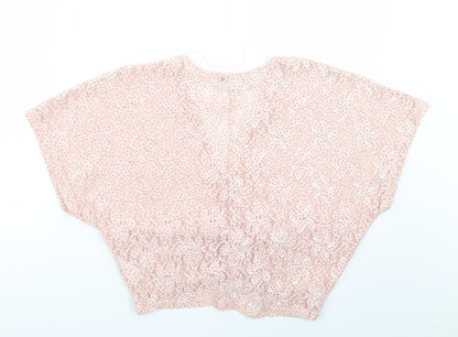 Womens UK Size M Zara Pink Basic Blouse