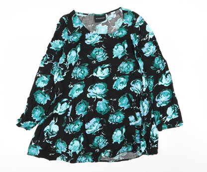 MINKPINK Womens Multicoloured Floral  T-Shirt Dress  Size S