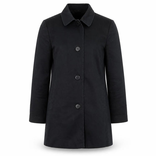 BHS Womens Black   Overcoat Coat Size 10