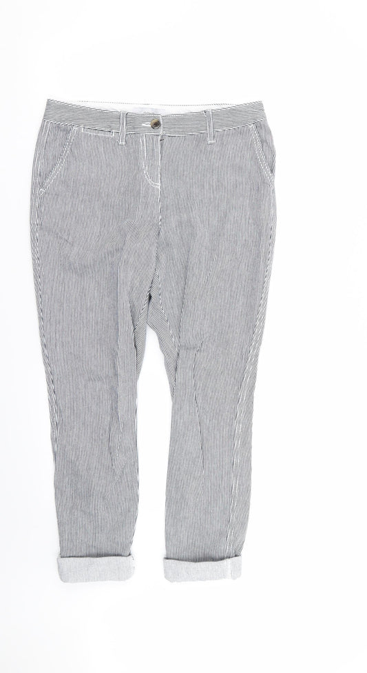 Womens UK Size 8 NEXT Regular Fit  Multicoloured Trousers