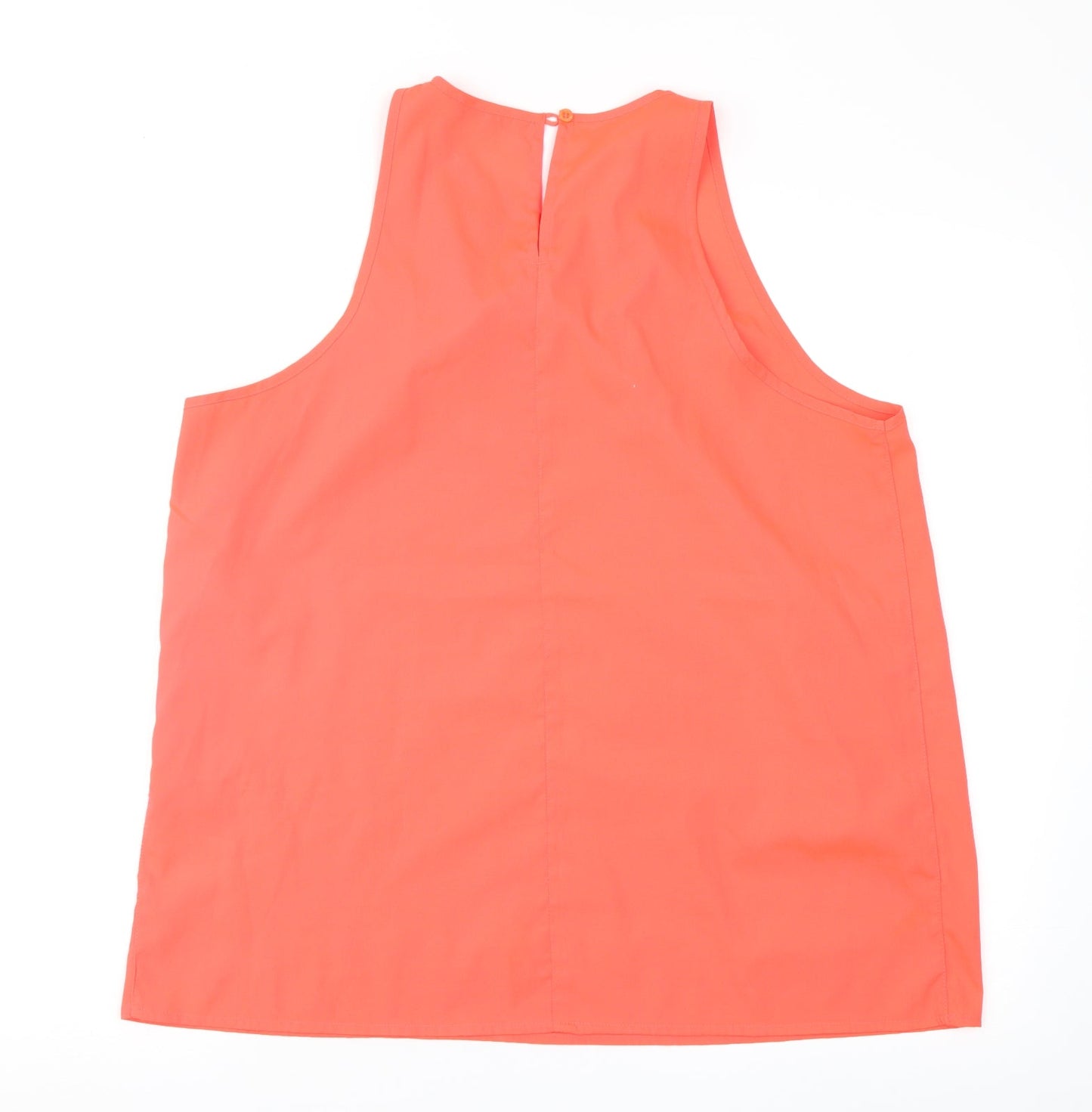 Womens UK Size 16 Peacocks Orange Basic Blouse