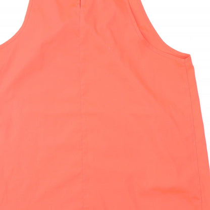 Womens UK Size 16 Peacocks Orange Basic Blouse