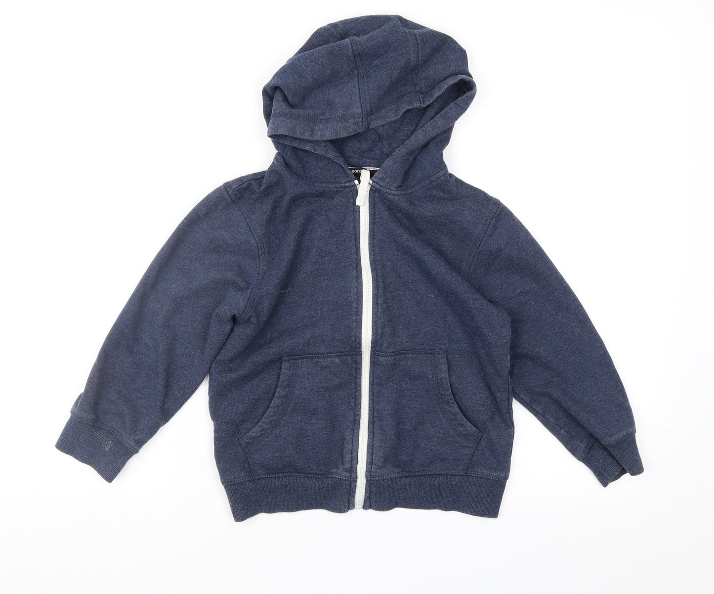 George Boys Blue   Full Zip Hoodie Size 5-6 Years