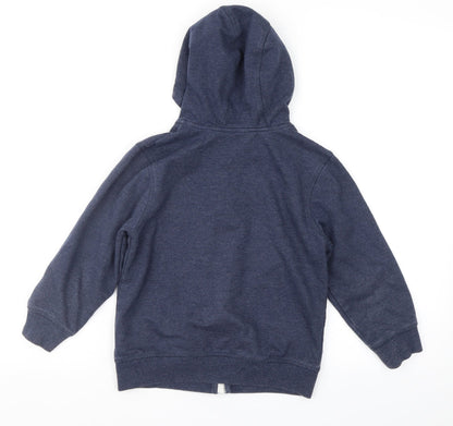 George Boys Blue   Full Zip Hoodie Size 5-6 Years