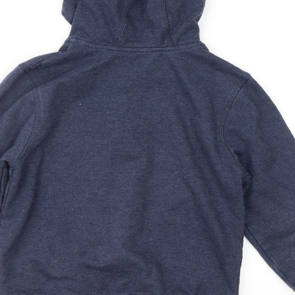 George Boys Blue   Full Zip Hoodie Size 5-6 Years