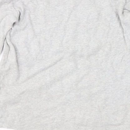 NEXT Girls Grey  Jersey Basic Blouse Size 5 Years