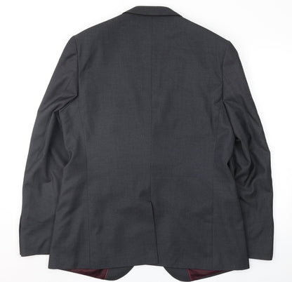 Mens UK Size 42 Marks and Spencer Regular Grey Suit Jacket