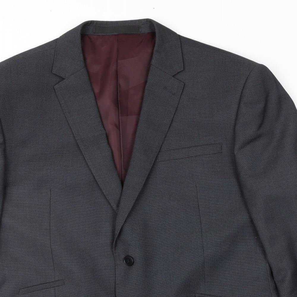 Mens UK Size 42 Marks and Spencer Regular Grey Suit Jacket