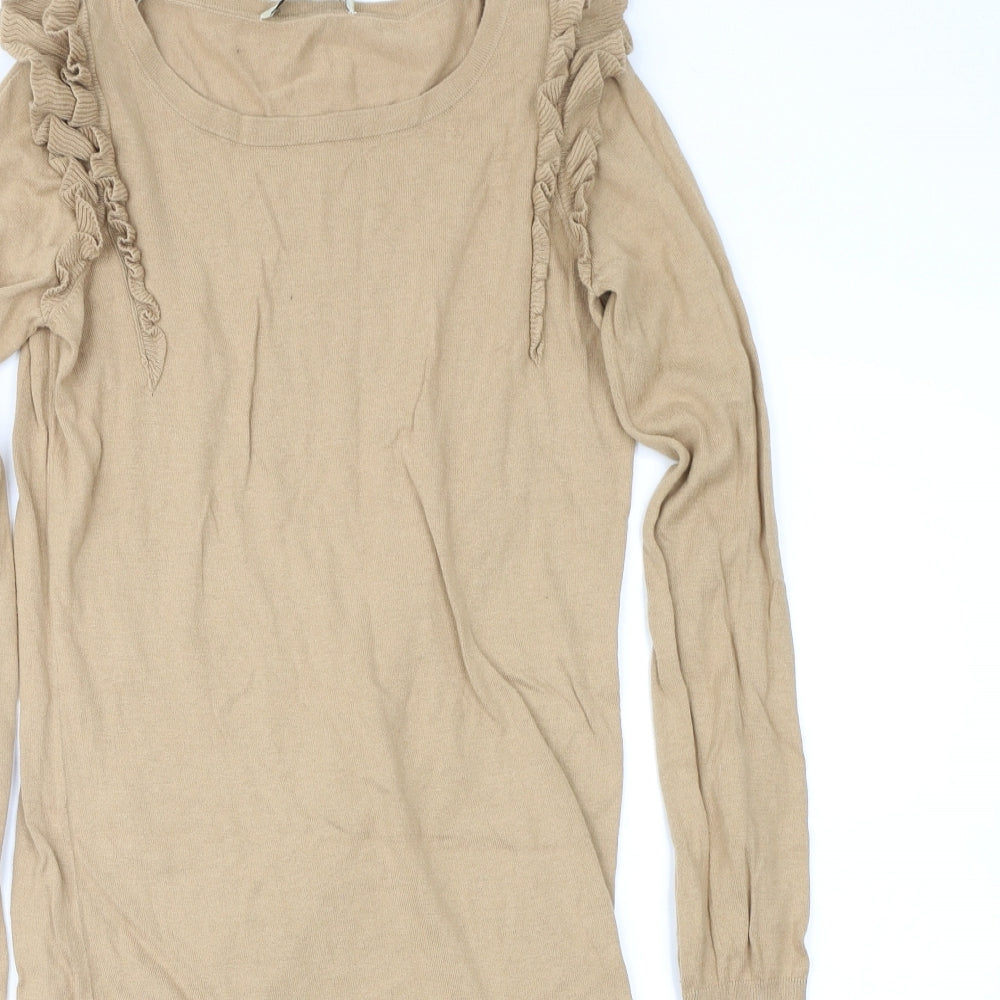 Oasis Womens Brown   Jumper Dress  Size XS
