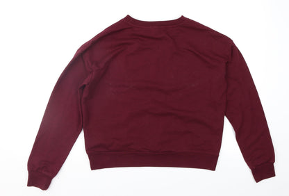 Womens UK Size M FOREVER 21 Purple Pullover Sweatshirt