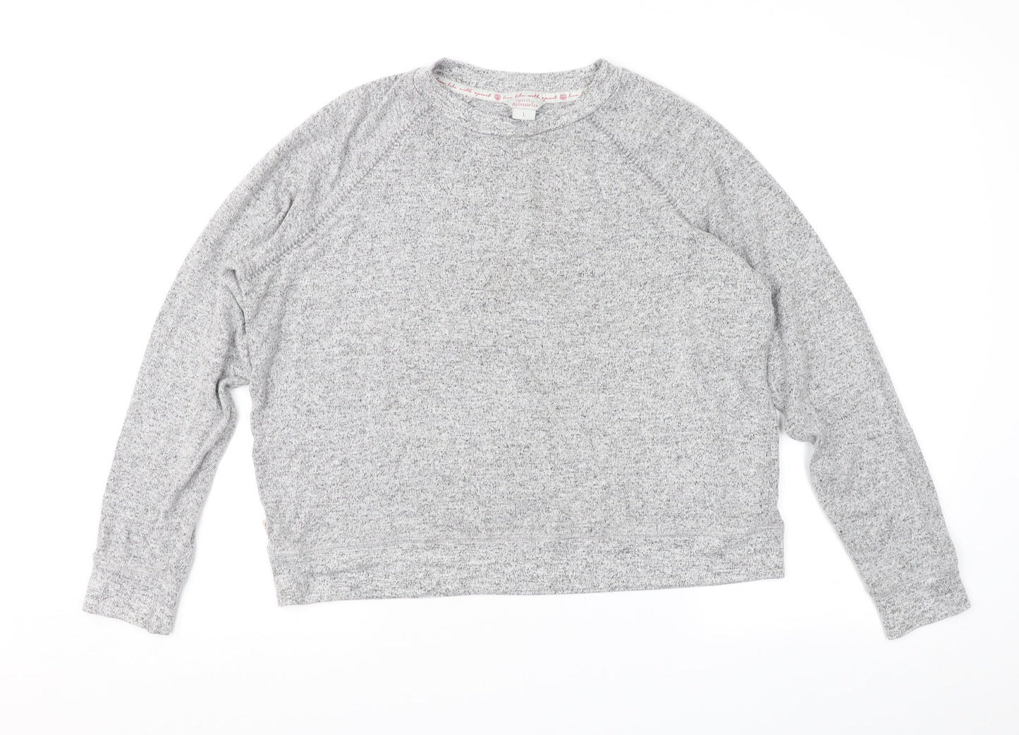 Accessorize Womens Grey   Pullover Jumper Size L