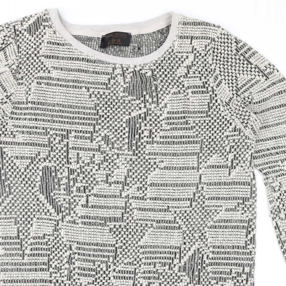 Womens UK Size 12 Atmosphere Beige Pullover Jumper