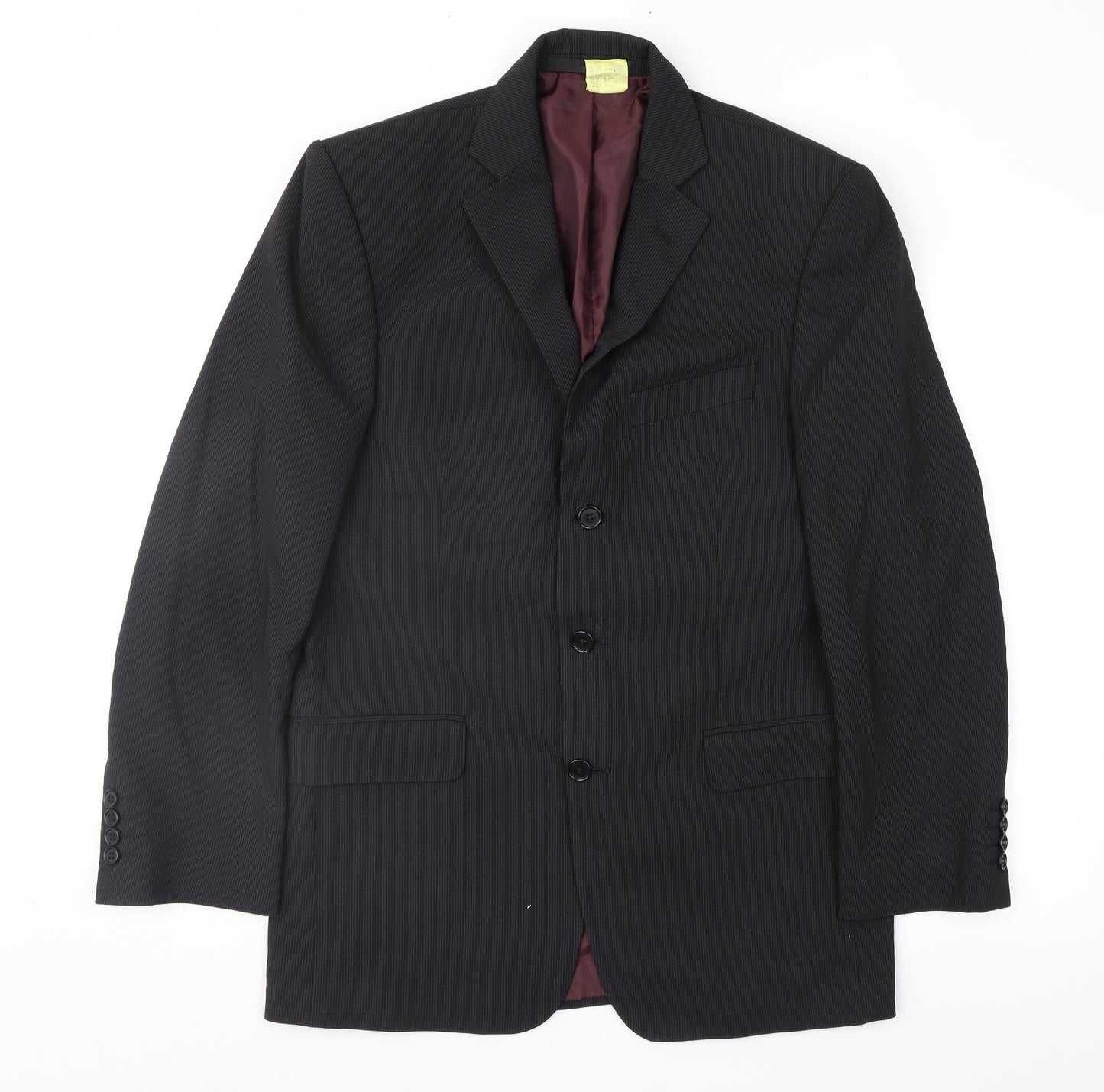 Mens UK Size 38 Marks and Spencer Regular Black Suit Jacket