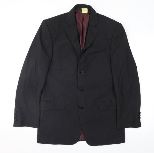 Mens UK Size 38 Marks and Spencer Regular Black Suit Jacket