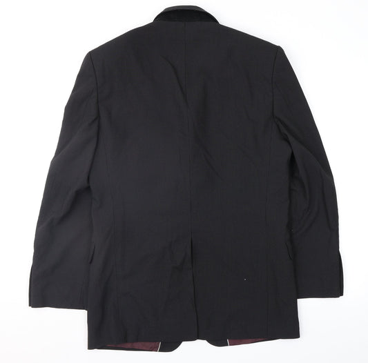 Mens UK Size 38 Marks and Spencer Regular Black Suit Jacket