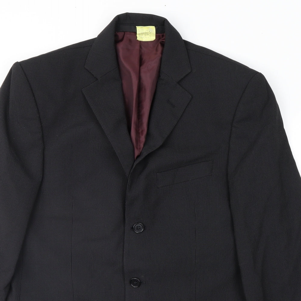 Mens UK Size 38 Marks and Spencer Regular Black Suit Jacket