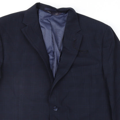 Mens UK Size 44 Marks and Spencer Regular Blue Suit Jacket