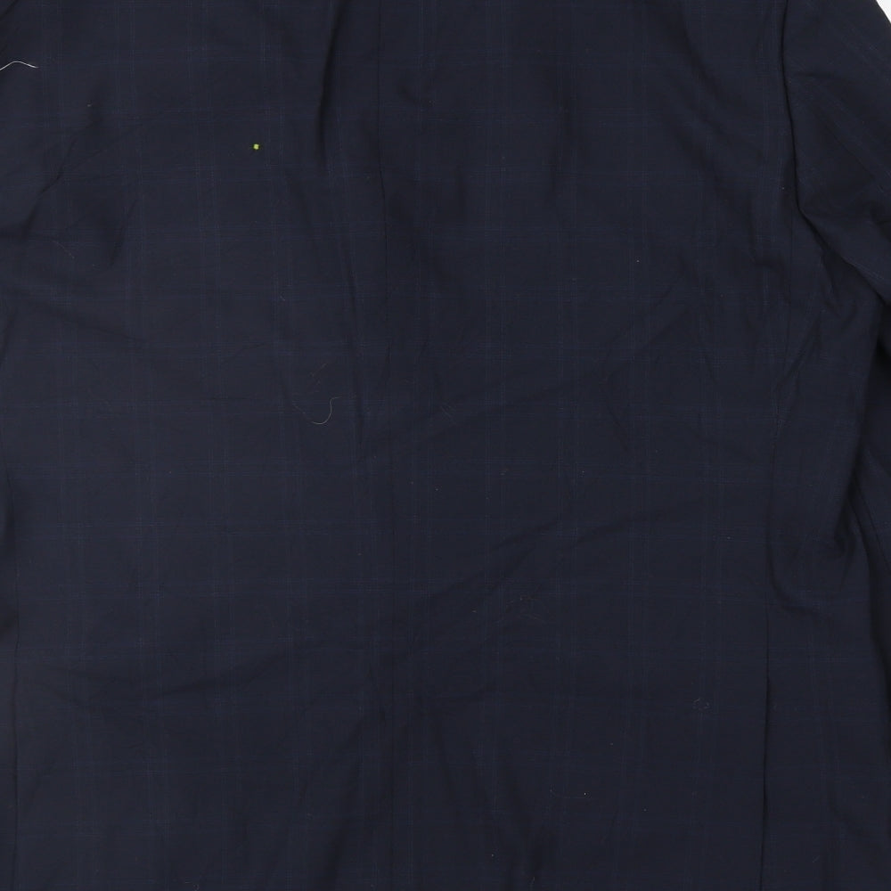 Mens UK Size 44 Marks and Spencer Regular Blue Suit Jacket