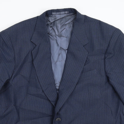 Divya Mens Blue   Jacket Suit Jacket Size 44
