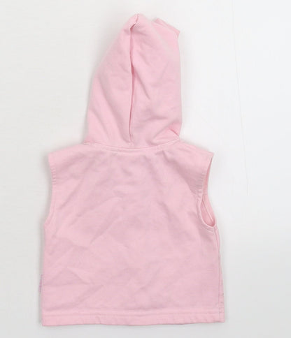 Mini Chic Girls Pink   Gilet Jacket Size 0-3 Months
