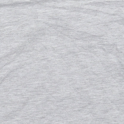 Brand and care label for River Island Baby Grey Basic T-Shirt, size 3-6, Months
