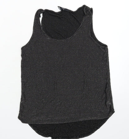 Womens UK Size 6 NEXT Black Basic Tank