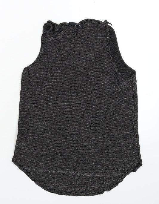 Womens UK Size 6 NEXT Black Basic Tank