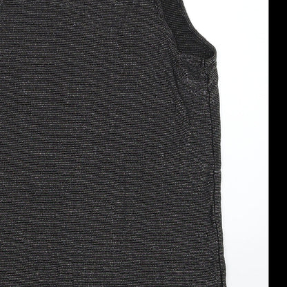 Womens UK Size 6 NEXT Black Basic Tank