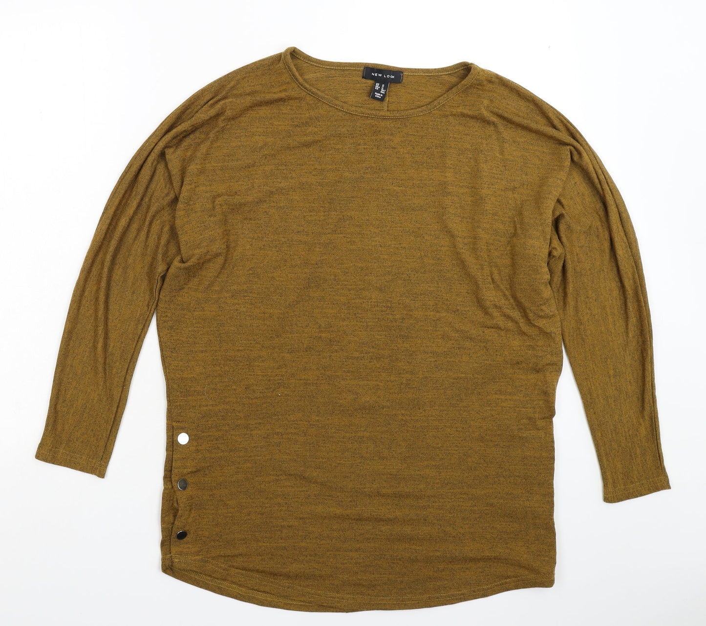Womens UK Size M New Look Brown Pullover Jumper