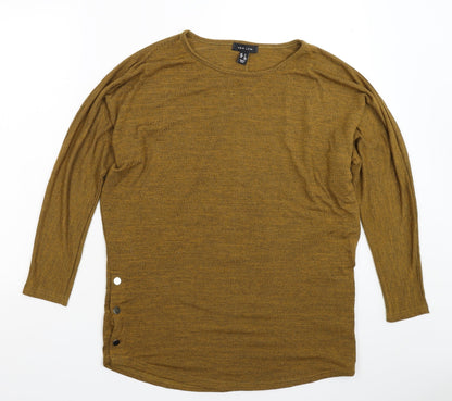 Womens UK Size M New Look Brown Pullover Jumper