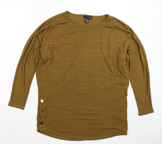 Womens UK Size M New Look Brown Pullover Jumper