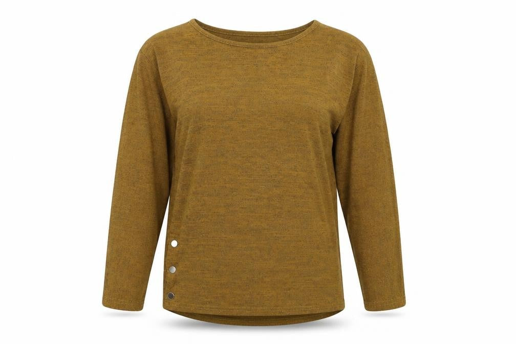 Womens UK Size M New Look Brown Pullover Jumper