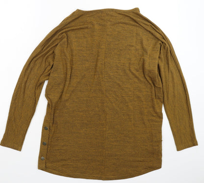 Womens UK Size M New Look Brown Pullover Jumper