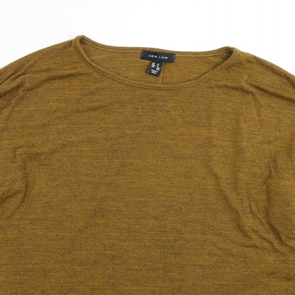 Womens UK Size M New Look Brown Pullover Jumper