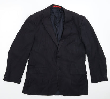 Mens UK Size 40 Burton Regular Blue Suit Jacket