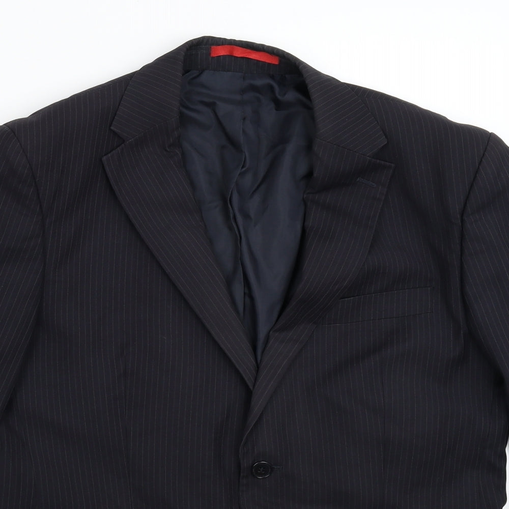 Mens UK Size 40 Burton Regular Blue Suit Jacket