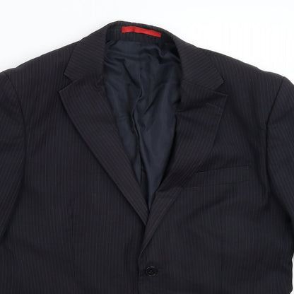 Mens UK Size 40 Burton Regular Blue Suit Jacket