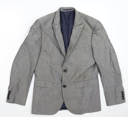 Mens UK Size 38 NEXT Regular Grey Suit Jacket