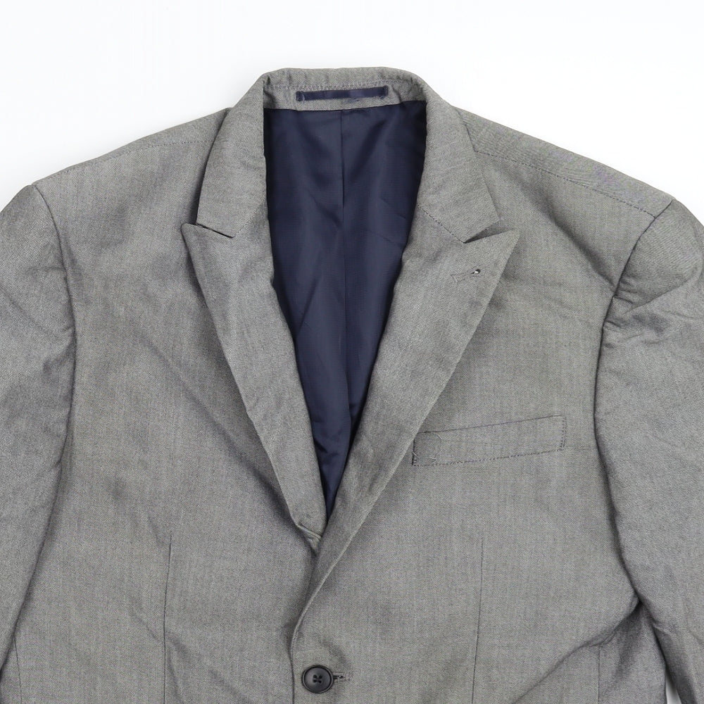 Mens UK Size 38 NEXT Regular Grey Suit Jacket