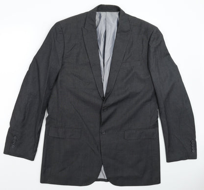 Mens UK Size 42 Greenwoods Regular Grey Suit Jacket