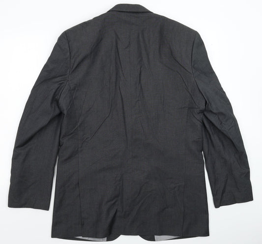 Mens UK Size 42 Greenwoods Regular Grey Suit Jacket
