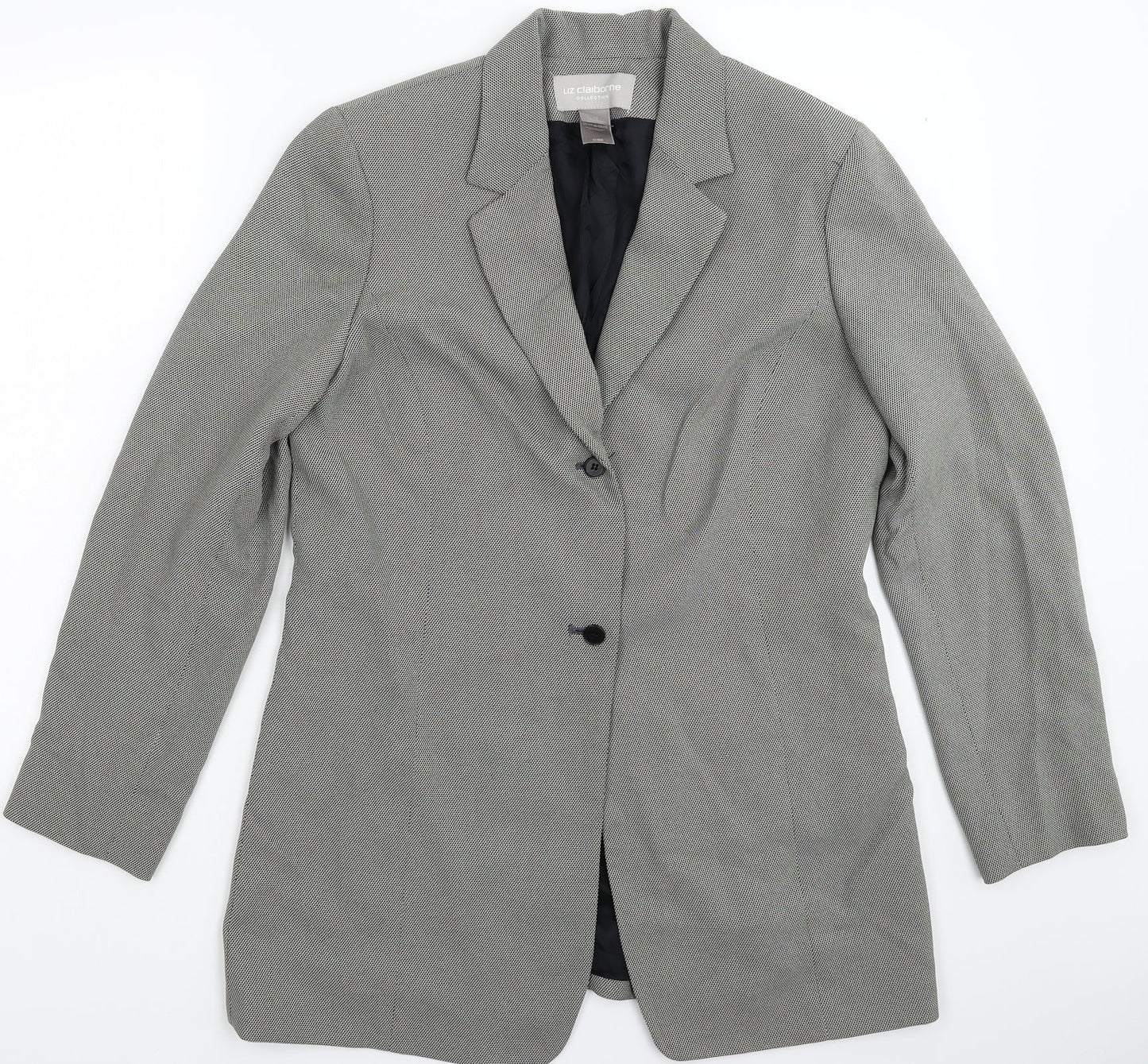 Liz Claiborne Womens Grey   Jacket Suit Jacket Size 10