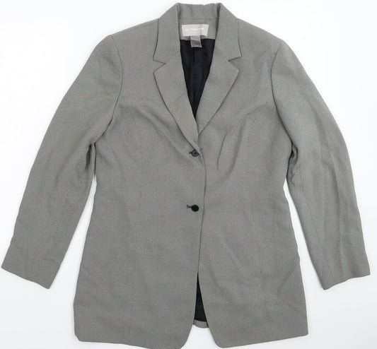 Liz Claiborne Womens Grey   Jacket Suit Jacket Size 10