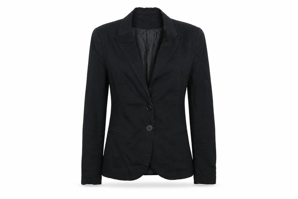 Womens UK Size M Stradivarius Regular Black Blazer