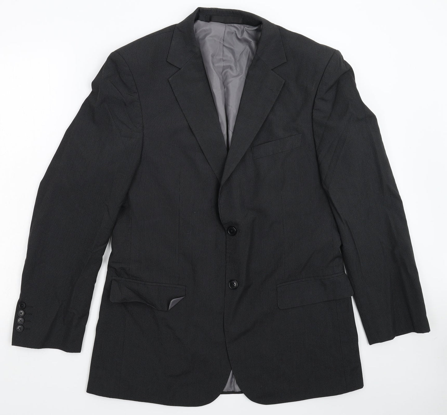 Mens UK Size 40 Marks and Spencer Regular Black Suit Jacket